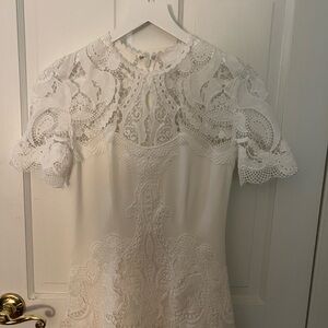 Jonathan Simkhai perfect condition white dress - never been worn and new w/ tag